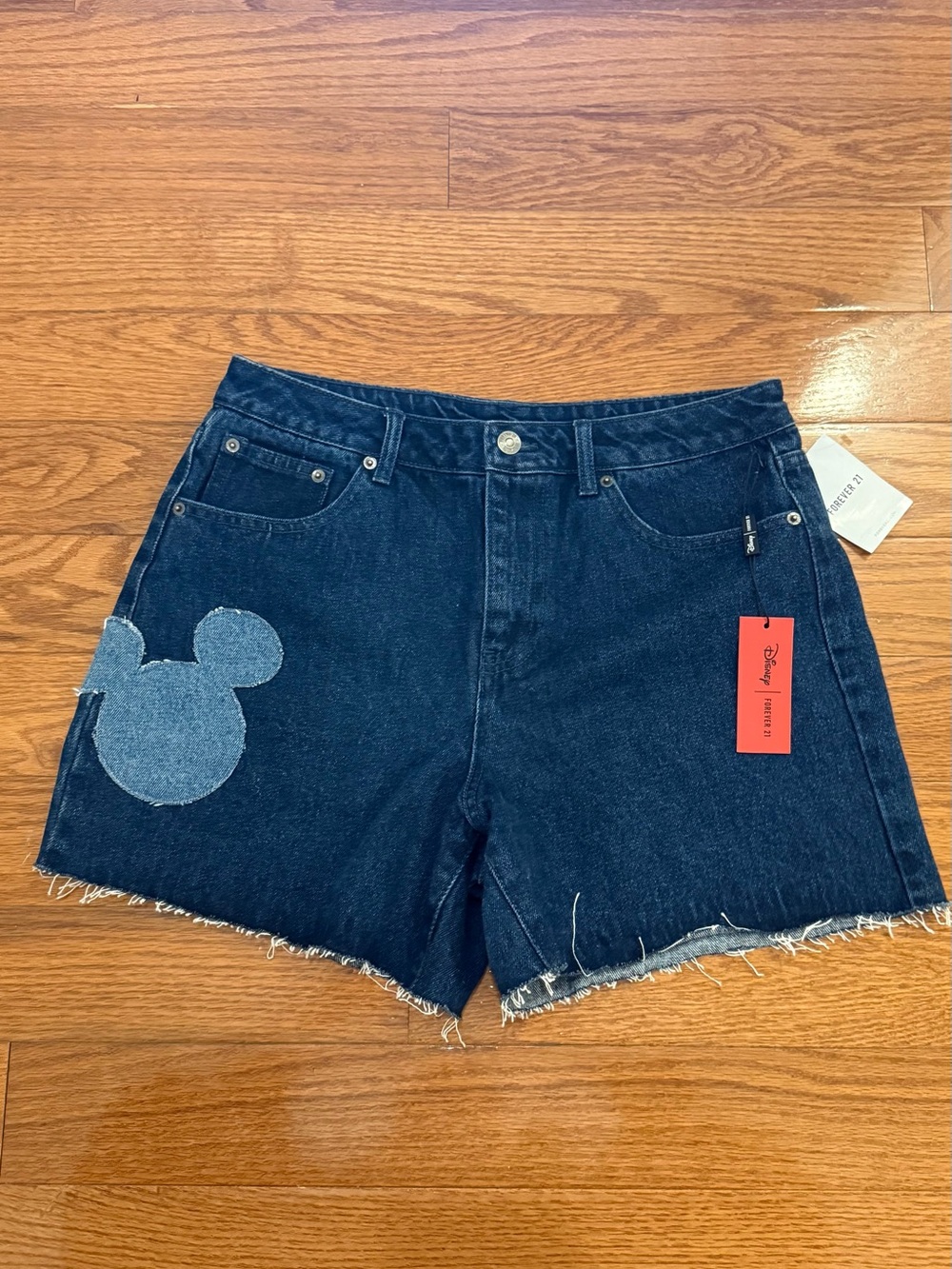Disney X Forever 21 Denim Shorts size 6 NWT